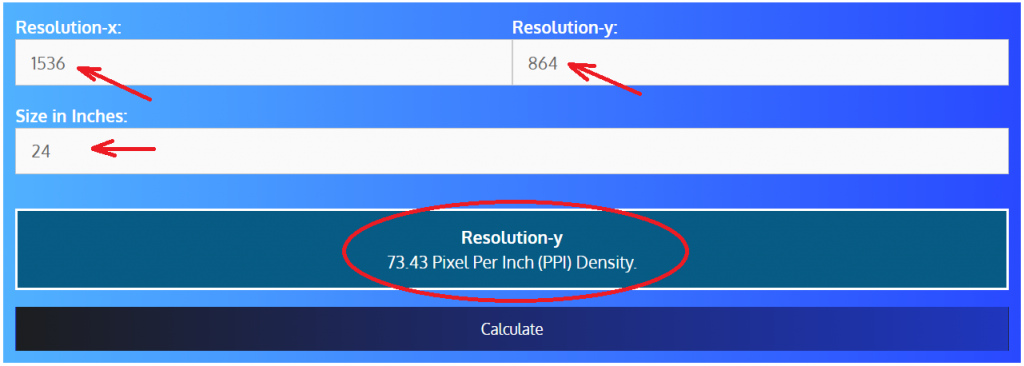 ppi resolution calculator