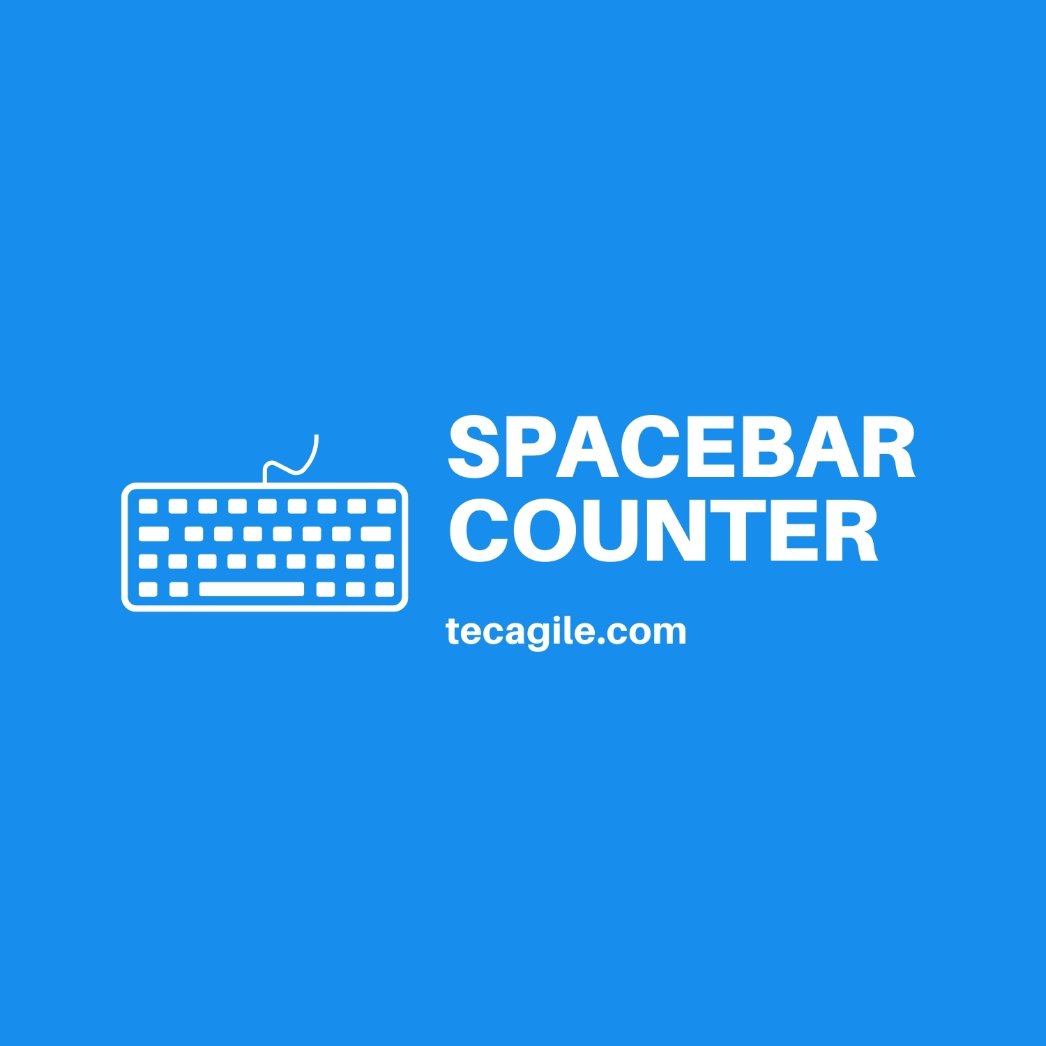 Spacebar Counter & Test Online With & Without Timer Option